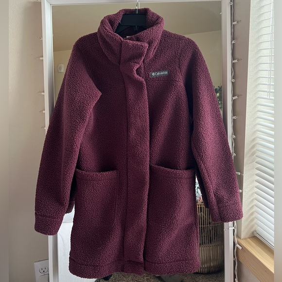 Columbia Women's Burgundy Jacket - Picture 1 of 6